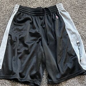 Champion Men's Black and Gray Sports Shorts